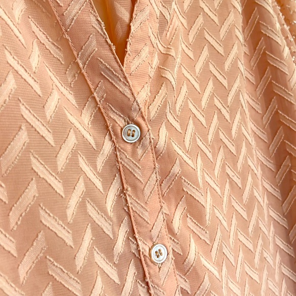 LOVE  & LEGEND 🌸 long sleeve Tops size US 22/ Tunic style / Salmon pink. - Picture 7 of 8
